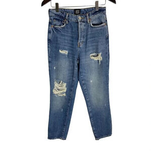 BDG High Rise Slim Straight Distressed Relaxed Fit Jeans-sz 26